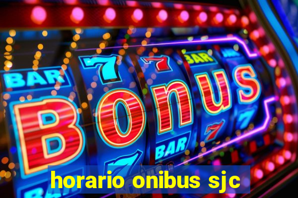 horario onibus sjc